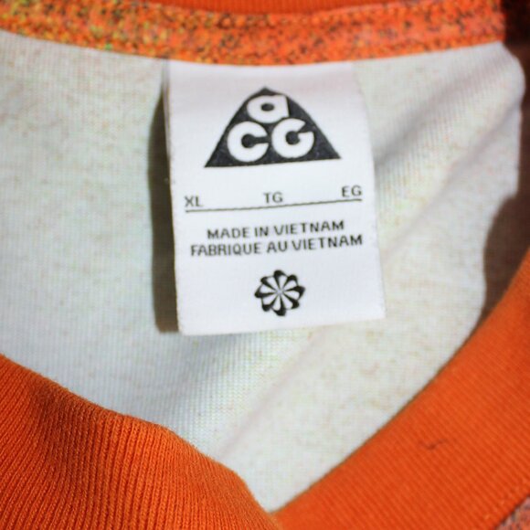 Nike ACG Snowdrift All-Over Printed Long sleeve T-Shirt #DV9663 - 719 size XL - Picture 5 of 9